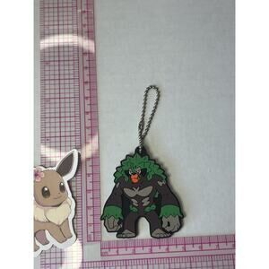 Rillaboom Pokemon Figure Rubber Keychain Charm Banpresto